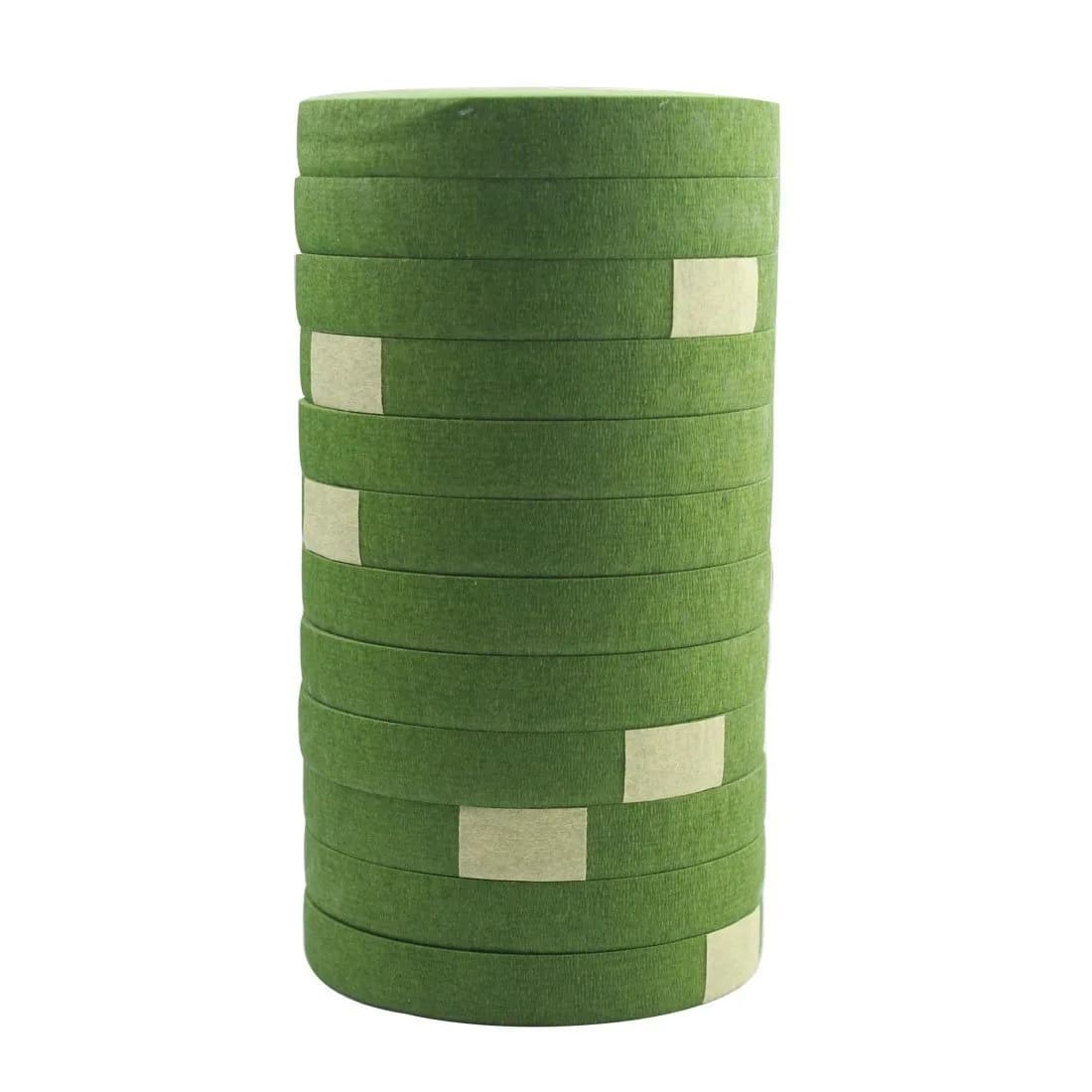 DECORA Floral Tape 1/2 inch x 30 yard | Dark Green, Self-Sealing for Floral Arranging - main product image