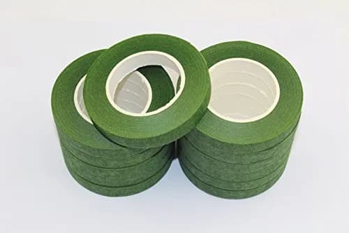 DECORA Floral Tape 1/2 inch x 30 yard | Dark Green, Self-Sealing for Floral Arranging thumbnail 3