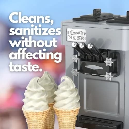 Diversey Sani-Sure Soft Serve Sanitizer & Cleaner, 100 x 1 oz Packets | Chlorine-Based Food Equipment Sanitizer thumbnail 2