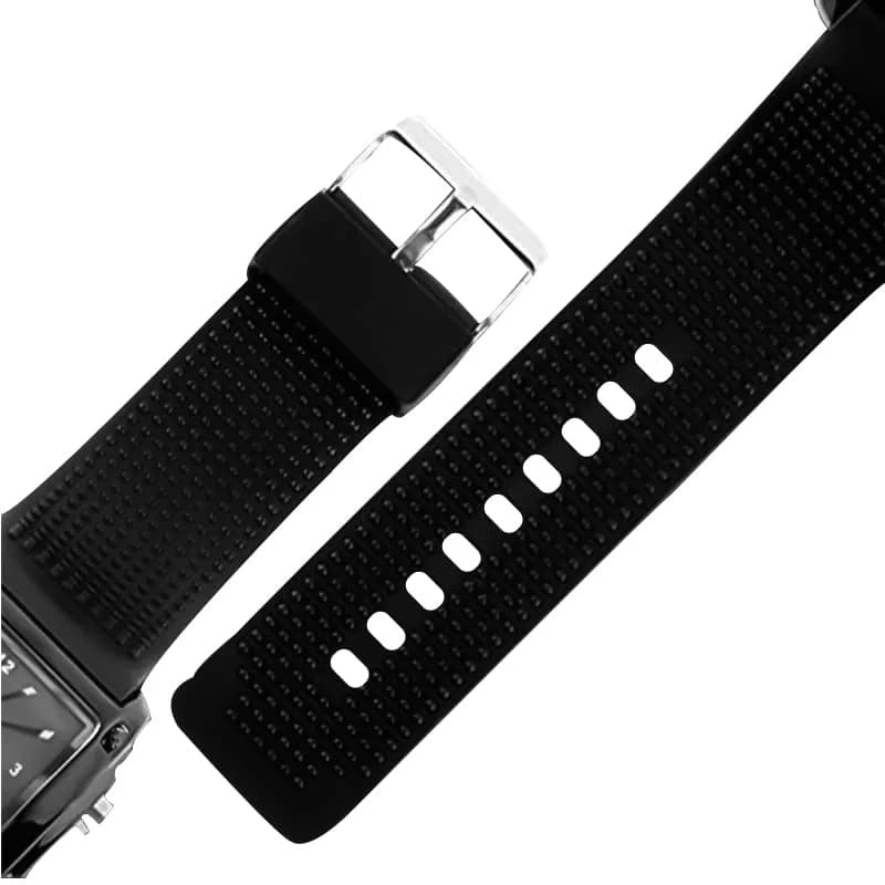 FANMIS Men's Analog Digital Sports Watch 50M LED Backlight Watch 38mm (1.5in) | Dual Time Alarm Calendar Multifunctional Stopwatch thumbnail 6