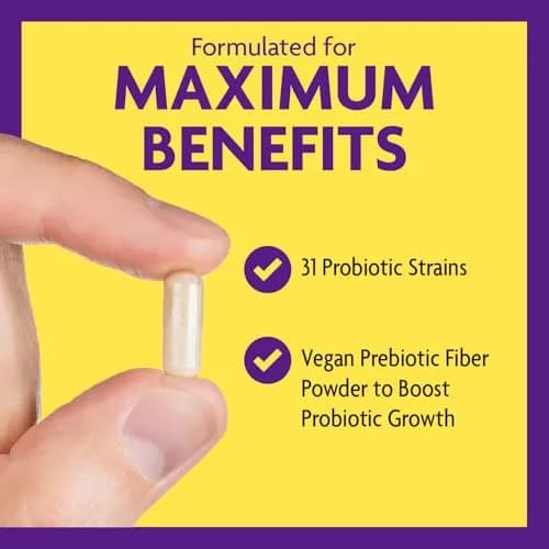 InnovixLabs Multi Strain Probiotics 50 Billion CFU | 31 Probiotic Strains + Prebiotic Fiber thumbnail 4