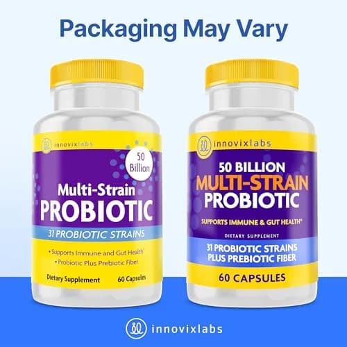 InnovixLabs Multi Strain Probiotics 50 Billion CFU | 31 Probiotic Strains + Prebiotic Fiber thumbnail 9