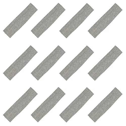 Kenz Laurenz Soft and Stretchy Cotton Headbands Pack of 12 | Ideal for Sports & Fashion (70-120 chars) thumbnail 1