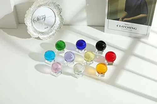 LONGWIN 40mm (1.6 inch) Solid Fengshui Crystal Ball | Red, Lead-Free, Meditation & Decor thumbnail 7