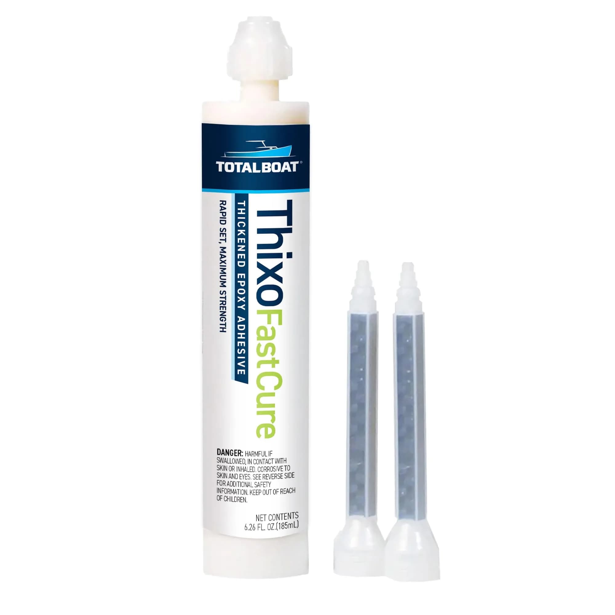TotalBoat Thixo Fast Cure Epoxy Glue 185ml (6.26 Fl Oz) | Fast-Setting Marine Adhesive