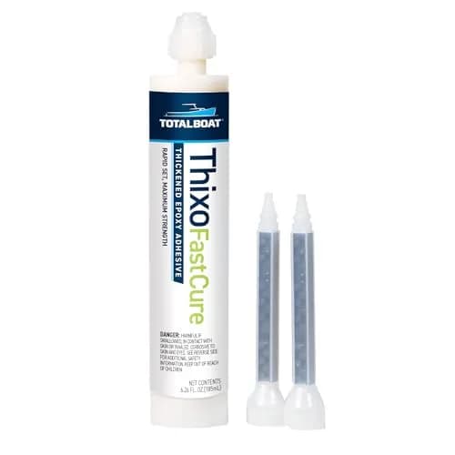 TotalBoat Thixo Fast Cure Epoxy Glue 185ml (6.26 Fl Oz) | Fast-Setting Marine Adhesive thumbnail 1