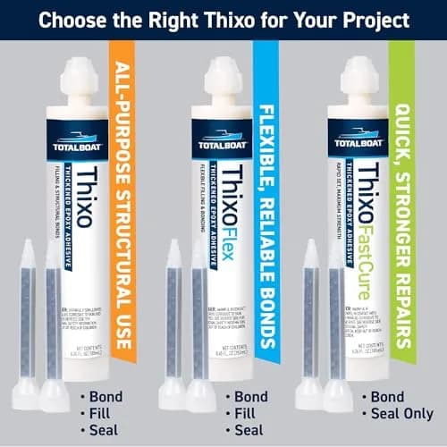 TotalBoat Thixo Fast Cure Epoxy Glue 185ml (6.26 Fl Oz) | Fast-Setting Marine Adhesive thumbnail 7