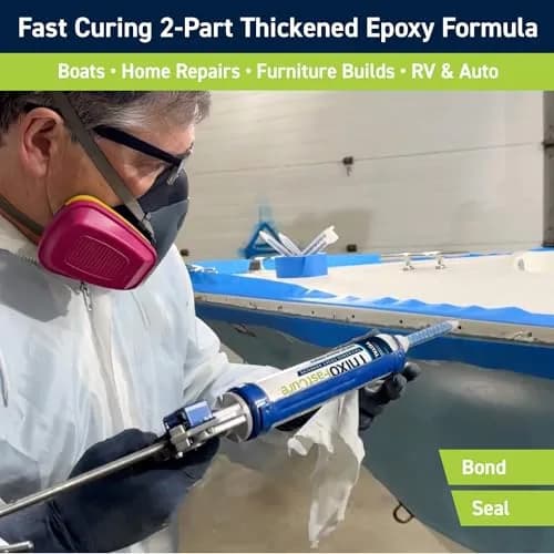 TotalBoat Thixo Fast Cure Epoxy Glue 185ml (6.26 Fl Oz) | Fast-Setting Marine Adhesive thumbnail 2
