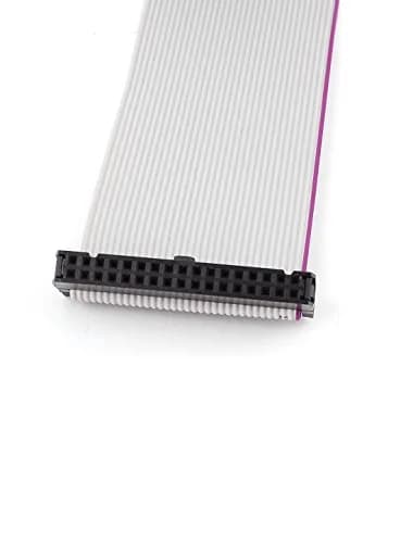 uxcell FC34P IDC Socket Extension Flat Ribbon Cable 30cm (12") | 34-Pin Female IDC Connectors thumbnail 2