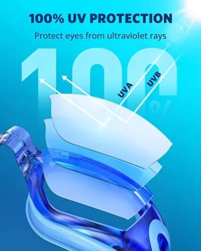 Aegend Swim Goggles, No Leaking Full Protection Adult Youth | 180° Panoramic Clear View thumbnail 3
