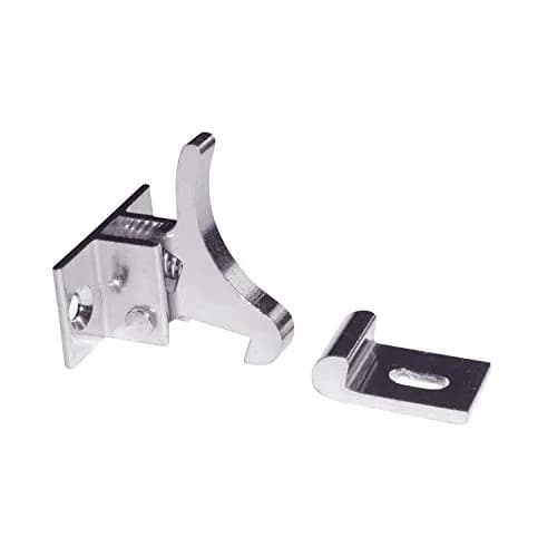 Rok Heavy Duty Elbow Latch Cabinet Door Nickel | Institutional & Commercial Grade thumbnail 1