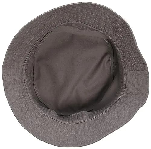 DECKY Polo Bucket Hat, Grey, L/XL | Washed Cotton, Snug Fit, Unconstructed Style thumbnail 2