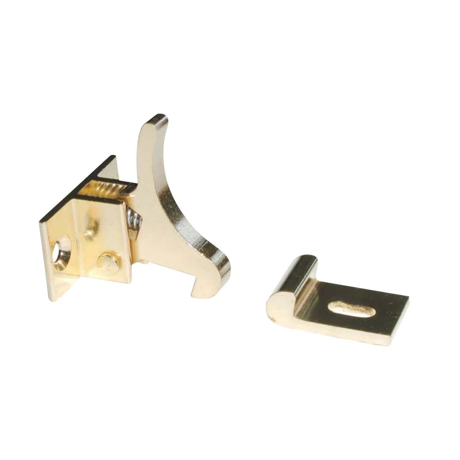 Rok Heavy Duty Brass Elbow Latch for Cabinets & Windows | Commercial Grade, Brass Finish - main product image