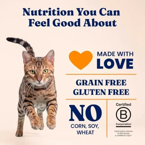 Solid Gold Wet Cat & Kitten Food, Mackerel & Tuna Shreds in Gravy, 24ct | Grain-Free, Holistic Nutrition for Cats & Kittens thumbnail 6