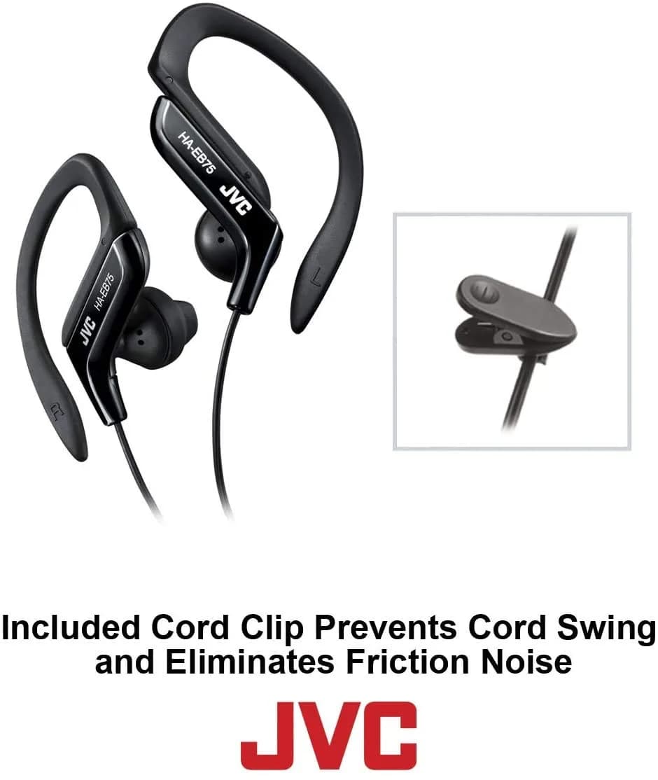 JVC Sports Clip Headphone, Green | Adjustable Secure Fit, Splash-proof, Wired - view 5