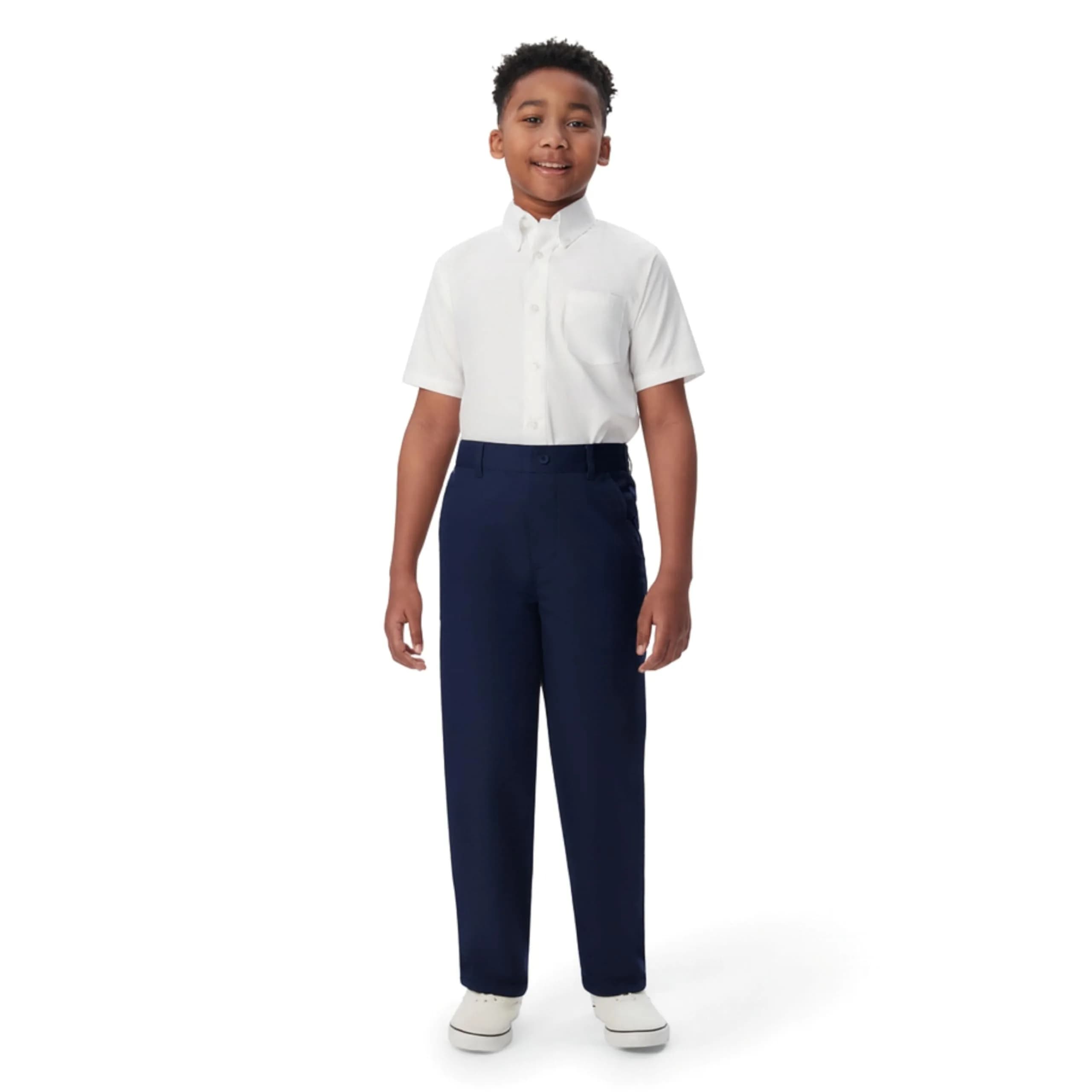 French Toast Boys Pull-on Relaxed Fit School Uniform Pant (Size 5, Navy) | Comfortable & Durable for Growing Boys