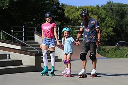 Roller Derby FireStar Youth Girl's Roller Skate White/Pink Size 1 | Comfortable & Stylish for Beginners thumbnail 5