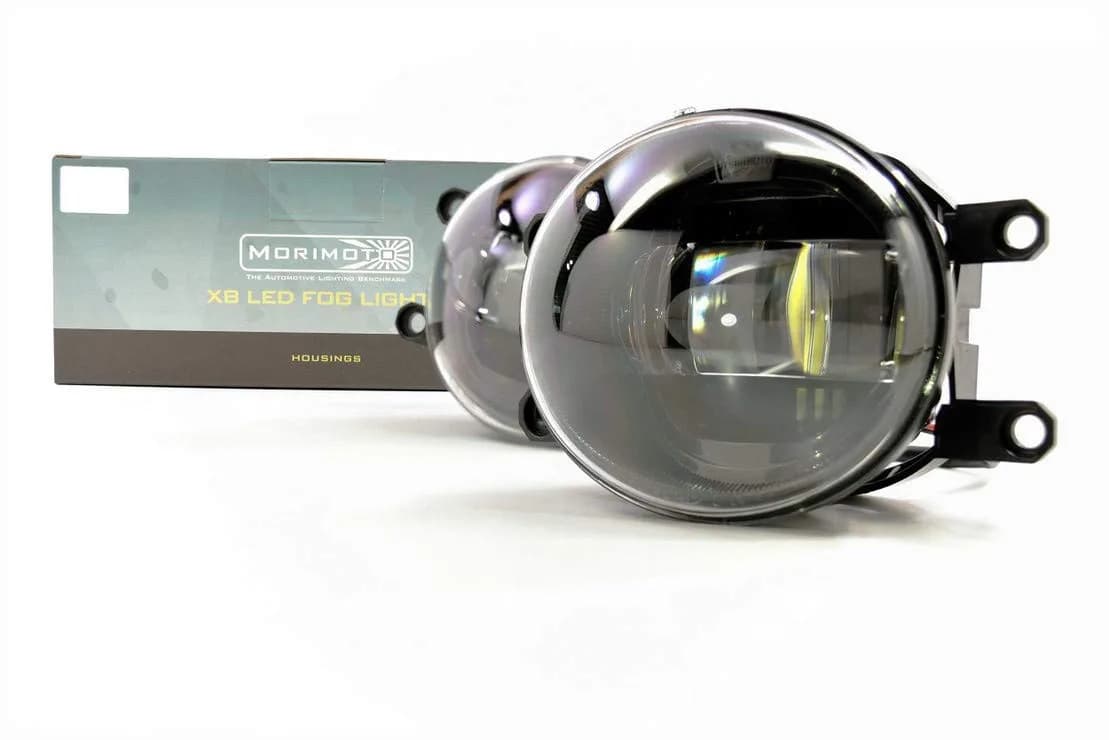Morimoto XB LED Foglights Type T 1 pair | Super Bright 5000K White LED, DOT Approved, UV Resistant, 10 Year Warranty