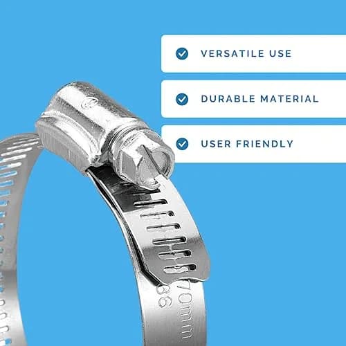Koehler Stainless Steel Hose Clamp Box (Size SAE 36) | Versatile & Heavy-Duty (70-120 chars) thumbnail 5