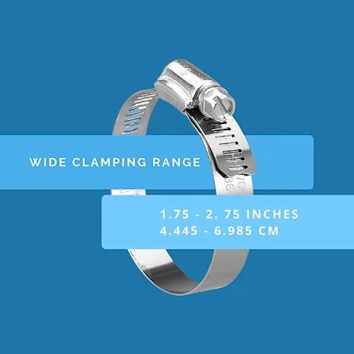 Koehler Stainless Steel Hose Clamp Box (Size SAE 36) | Versatile & Heavy-Duty (70-120 chars) thumbnail 6