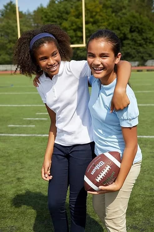 French Toast Girls' Skinny Fit Stretch Twill Pant, Khaki, 7 | School Uniform Essential with Stretch & Comfort thumbnail 3