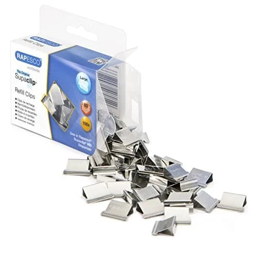 RAPESCO Supaclip 60 Kit Dispenser with 108 Stainless Steel Refill Clips | Binds up to 60 Sheets thumbnail 5
