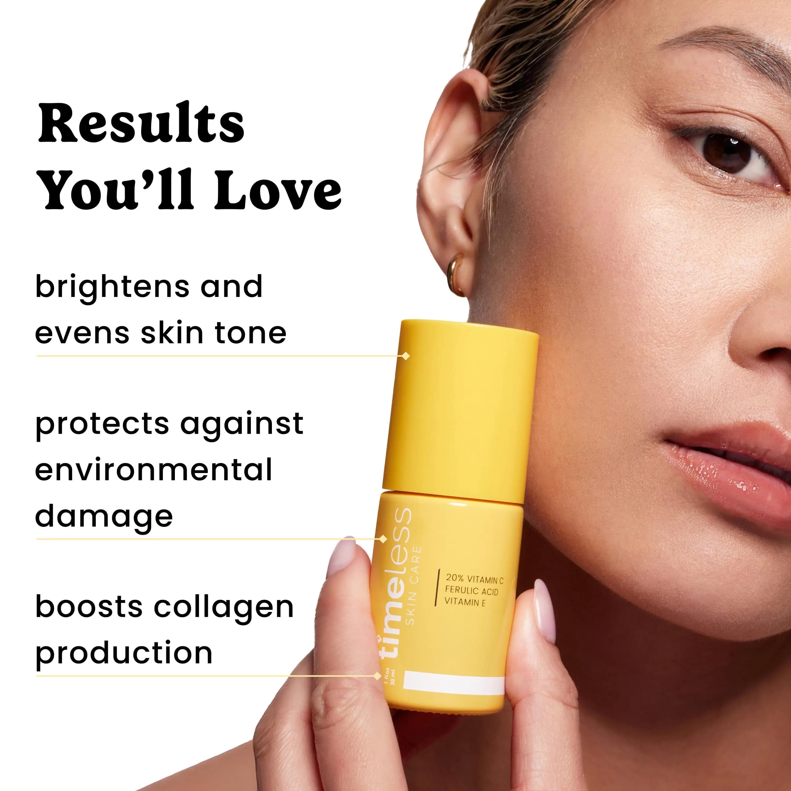 Timeless 20% Vitamin C + E Ferulic Acid Serum 118ml (4 Fl Oz) | Brightens Skin & Supports Collagen thumbnail 5