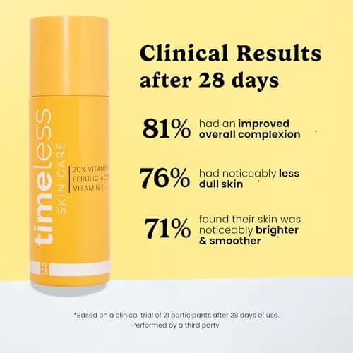 Timeless 20% Vitamin C + E Ferulic Acid Serum 118ml (4 Fl Oz) | Brightens Skin & Supports Collagen thumbnail 3
