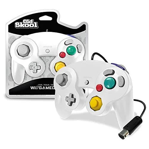 Old Skool Wired Controller for GameCube & Wii - White | 1.83m (6 ft) Cable thumbnail 1
