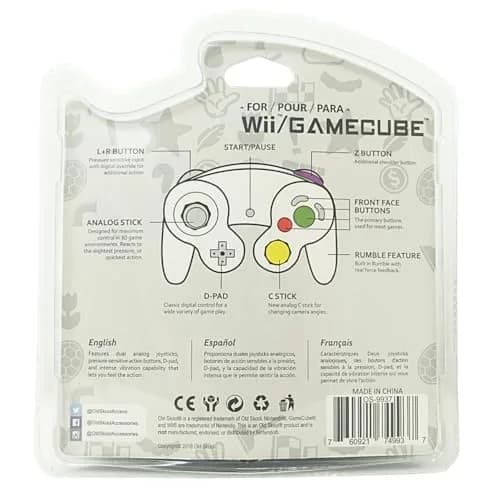 Old Skool Wired Controller for GameCube & Wii - White | 1.83m (6 ft) Cable thumbnail 8