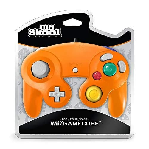 Old Skool Controller Compatible with Gamecube/Wii - Orange (Spice) | 6ft Cable, Rumble Vibration thumbnail 7
