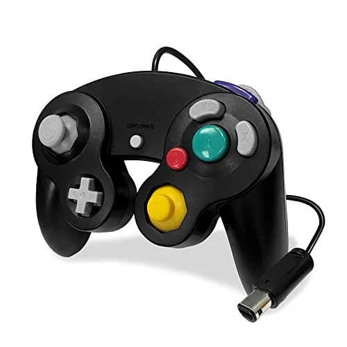 Old Skool GameCube/Wii Compatible Wired Controller - Black (18 Buttons, 1.83m Cable) thumbnail 6