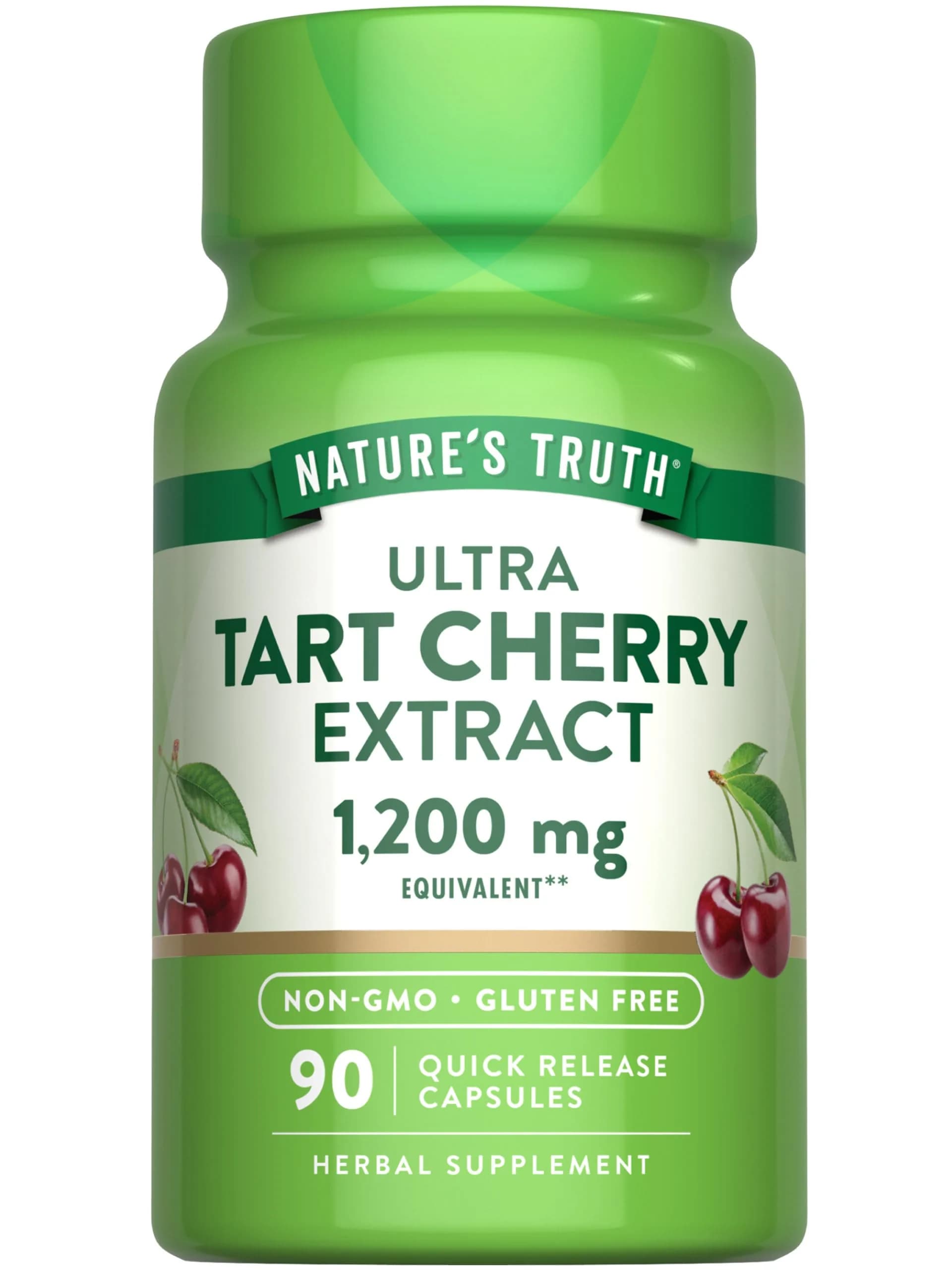 Nature's Truth Tart Cherry Extract Capsules | 90 Count | Herbal Supplement for Sleep & Antioxidants — Black/Gray (James Bond), Black