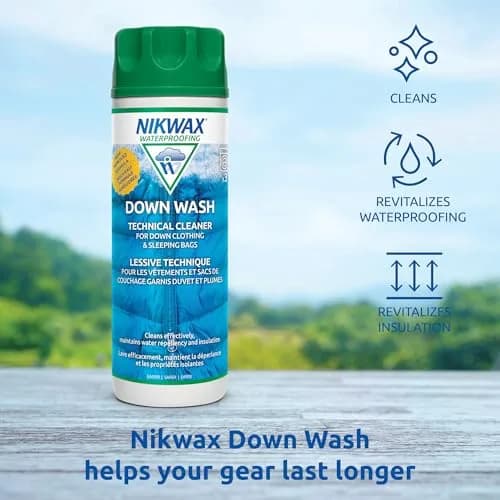 Nikwax Down Wash Detergent 300ml (10 Fl Oz) | Cleans & Restores Down Fill thumbnail 3
