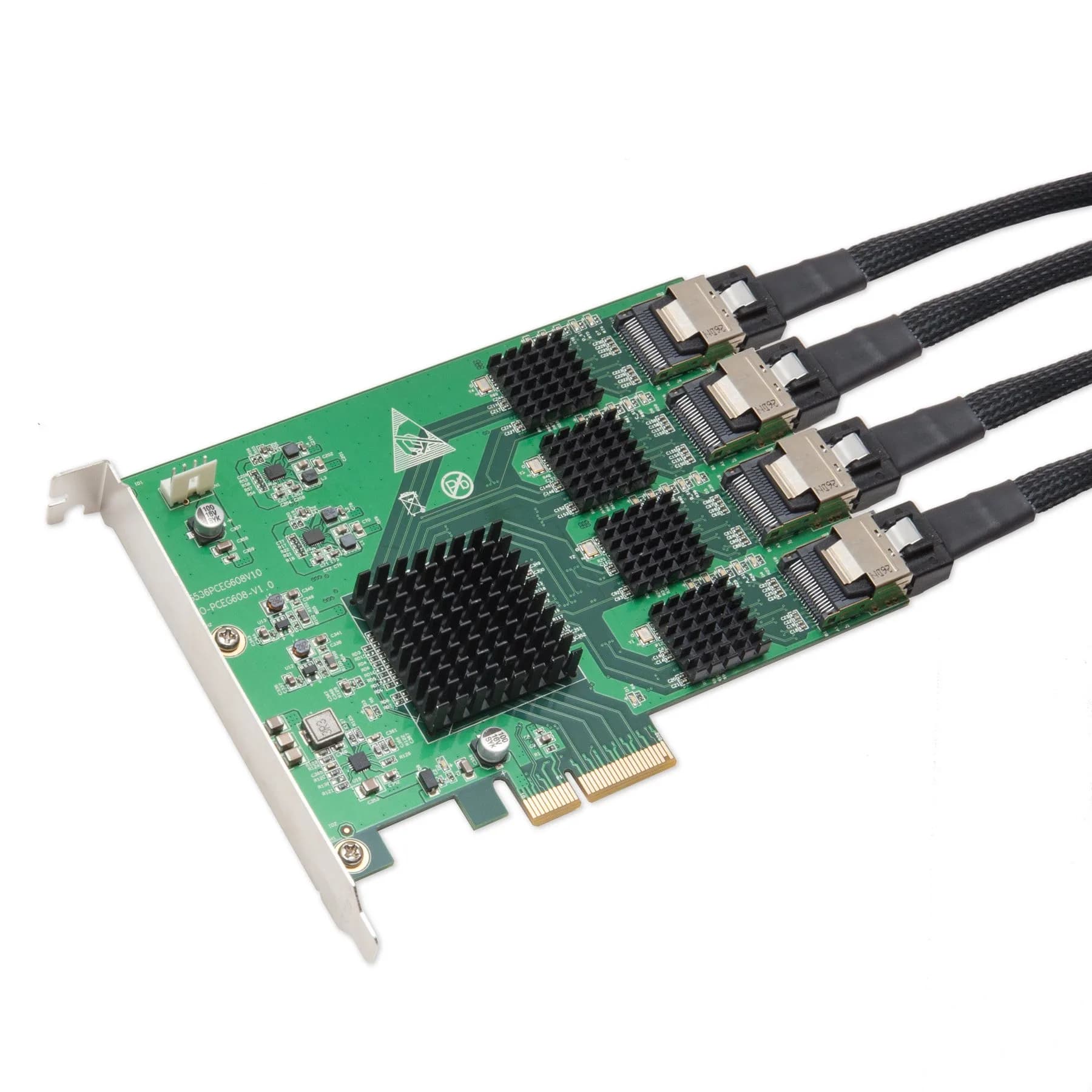 IO CREST 16 Port SAS PCIe 2.0 X4 Controller Card | 0.43 kg (0.95 lb) - view 3