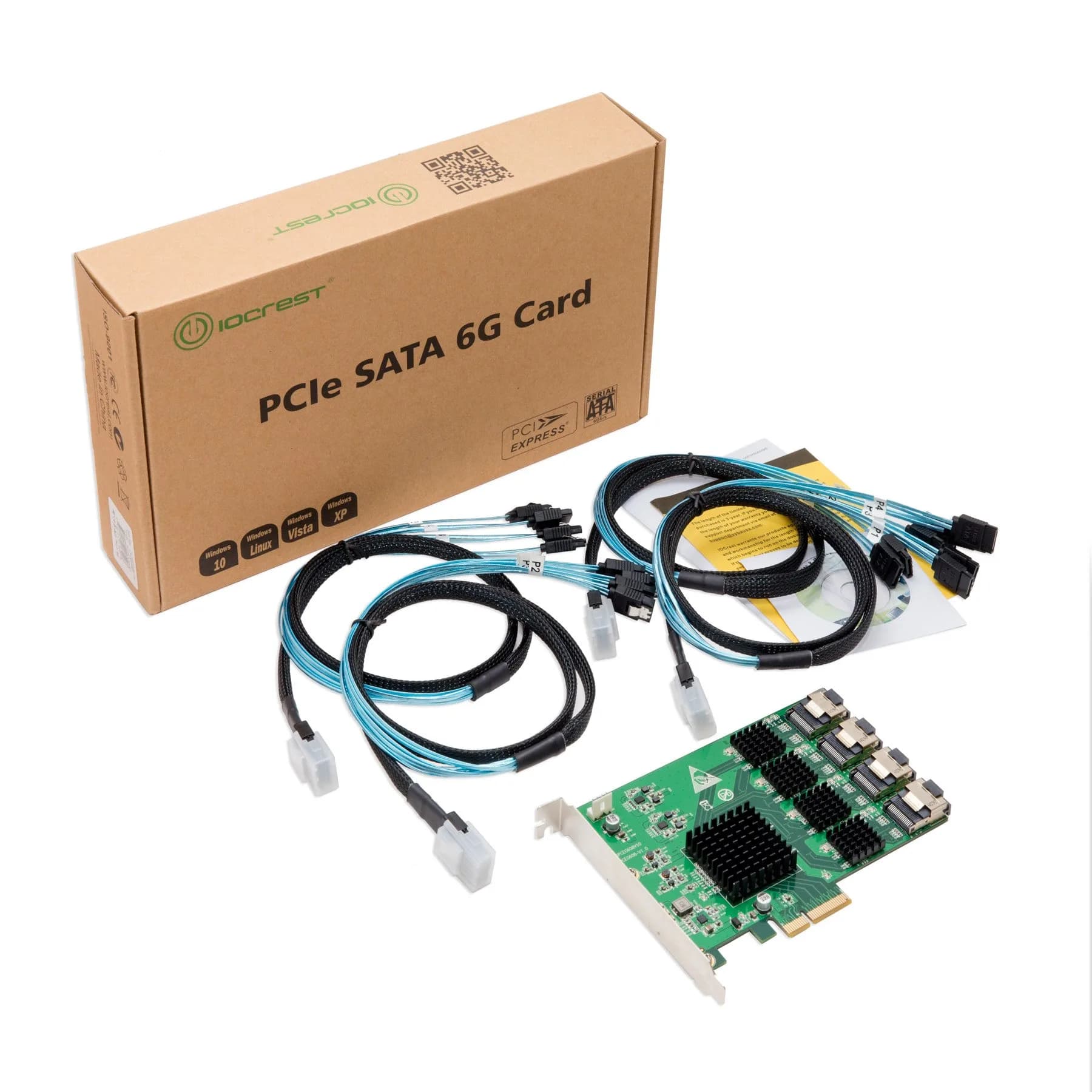 IO CREST 16 Port SAS PCIe 2.0 X4 Controller Card | 0.43 kg (0.95 lb) - view 4