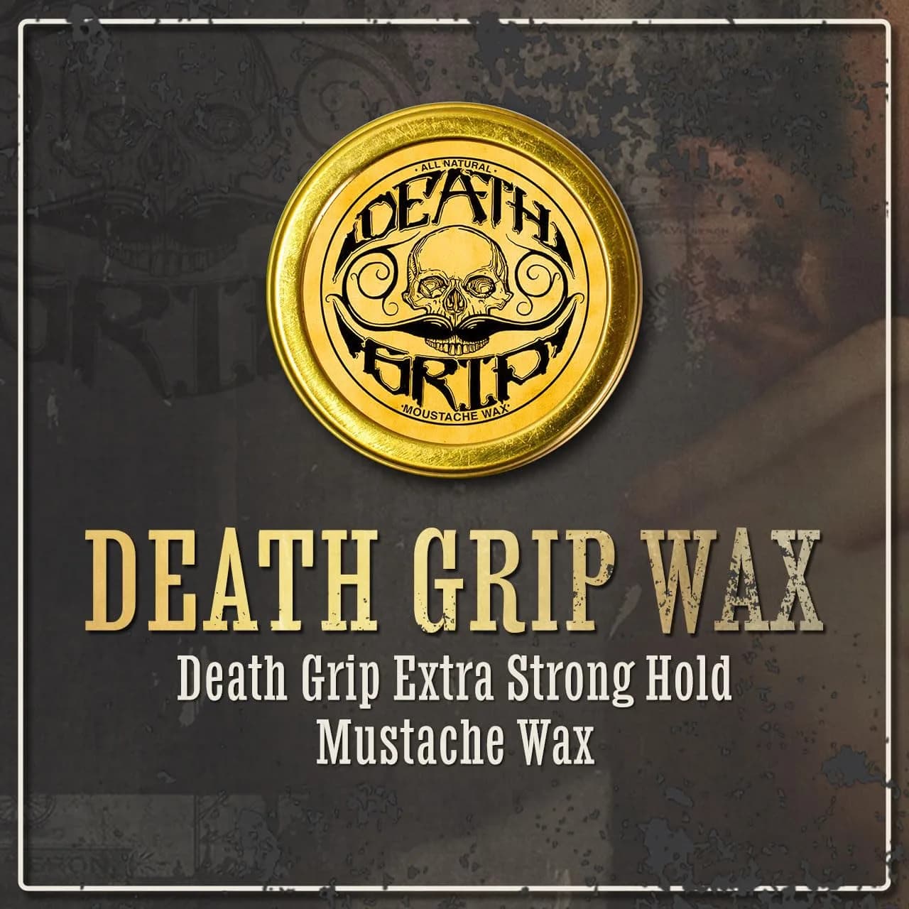 THE VINTAGE GROOMING CO. Mustache Wax Death Grip Extra Strong Hold 28.35 g (1 oz) | Holds 8+ Hours in Hot Weather - view 8