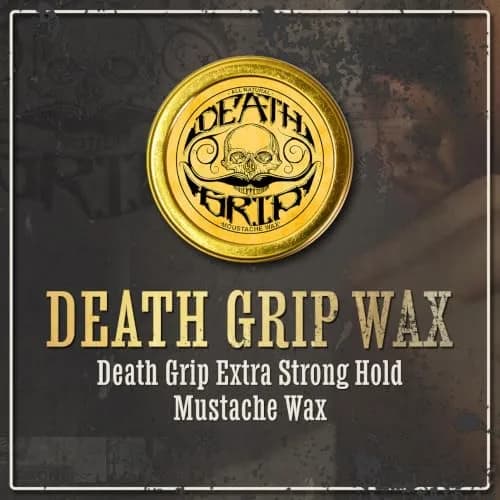 THE VINTAGE GROOMING CO. Mustache Wax Death Grip Extra Strong Hold 28.35 g (1 oz) | Holds 8+ Hours in Hot Weather thumbnail 8