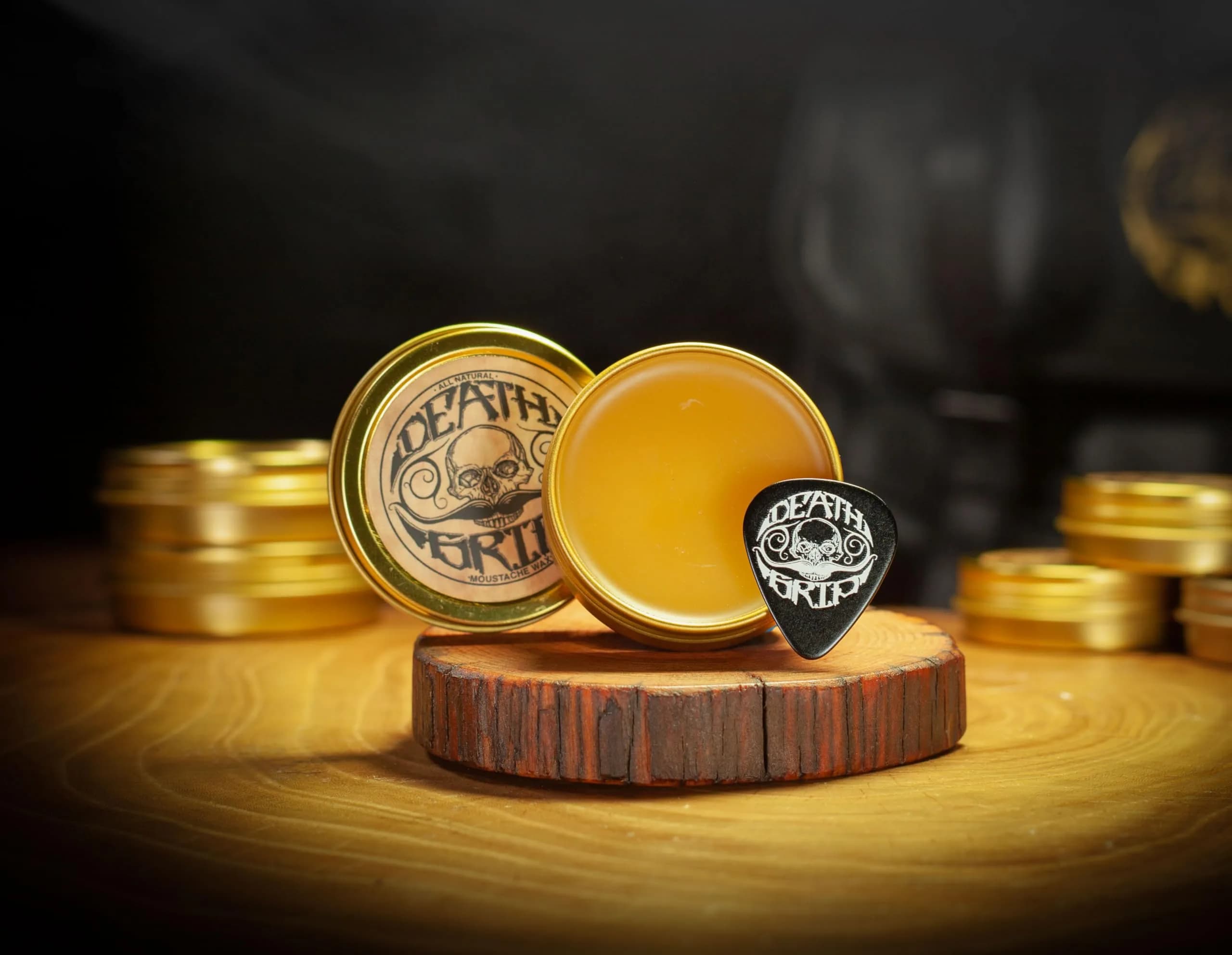 THE VINTAGE GROOMING CO. Mustache Wax Death Grip Extra Strong Hold 28.35 g (1 oz) | Holds 8+ Hours in Hot Weather - view 2