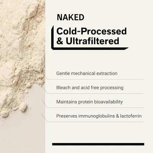NAKED Strawberry Whey Protein Powder 2.27kg (5 lb) | All Natural Grass Fed Whey Protein Aid Muscle Growth & Recovery - view 4
