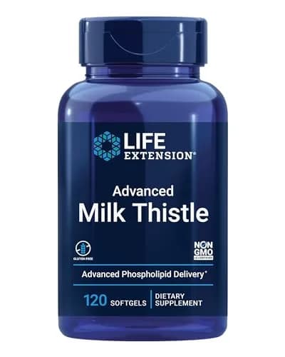 Life Extension Advanced Milk Thistle Softgels 120 Count (2-Month Supply) | Supports Liver Function & Detoxification thumbnail 1