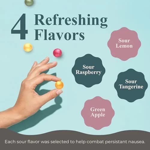 Preggie Pop Drops Natural Lozenges for Morning Sickness | 48 Count, Assorted Flavors, Pregnancy Relief thumbnail 5
