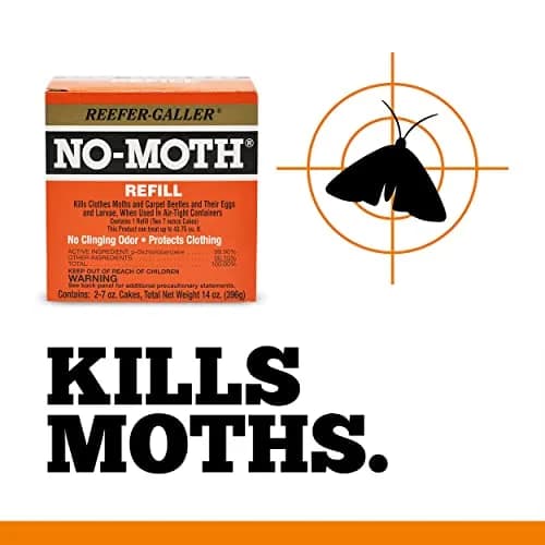 Reefer-Galler NO Moth Closet Hanger Refill Pack of 3 | Odorless, Effective Mothproofing for Air-Tight Closets thumbnail 3