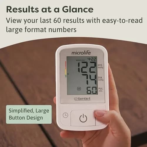Microlife BPM2 Automatic Digital Upper Arm Blood Pressure Monitor, 22-42 cm Cuff | Clinically Proven Accuracy thumbnail 5
