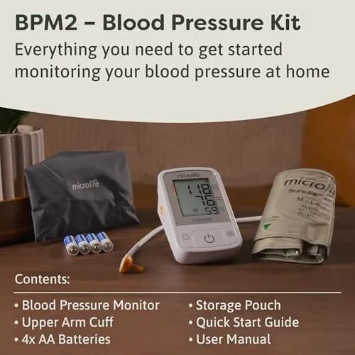 Microlife BPM2 Automatic Digital Upper Arm Blood Pressure Monitor, 22-42 cm Cuff | Clinically Proven Accuracy thumbnail 6
