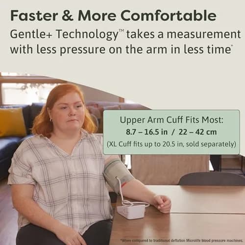 Microlife BPM2 Automatic Digital Upper Arm Blood Pressure Monitor, 22-42 cm Cuff | Clinically Proven Accuracy thumbnail 3