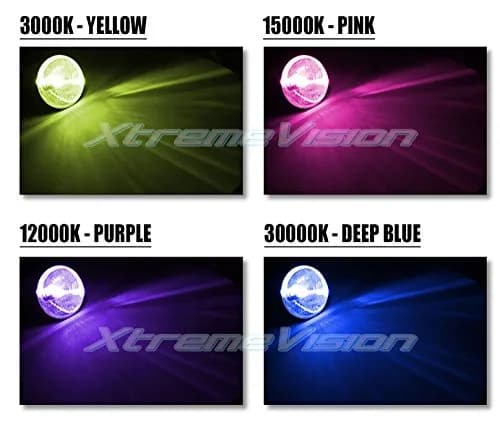 XtremeVision HID Xenon Replacement Bulbs 9004 30000K Deep Blue | Bright Deep Blue Light for Road Safety thumbnail 5