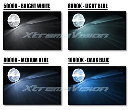 XtremeVision H1 HID Xenon Replacement Bulbs 6000K Light Blue (Pair) | Plug-and-Play HID Xenon Headlight Bulbs thumbnail 5