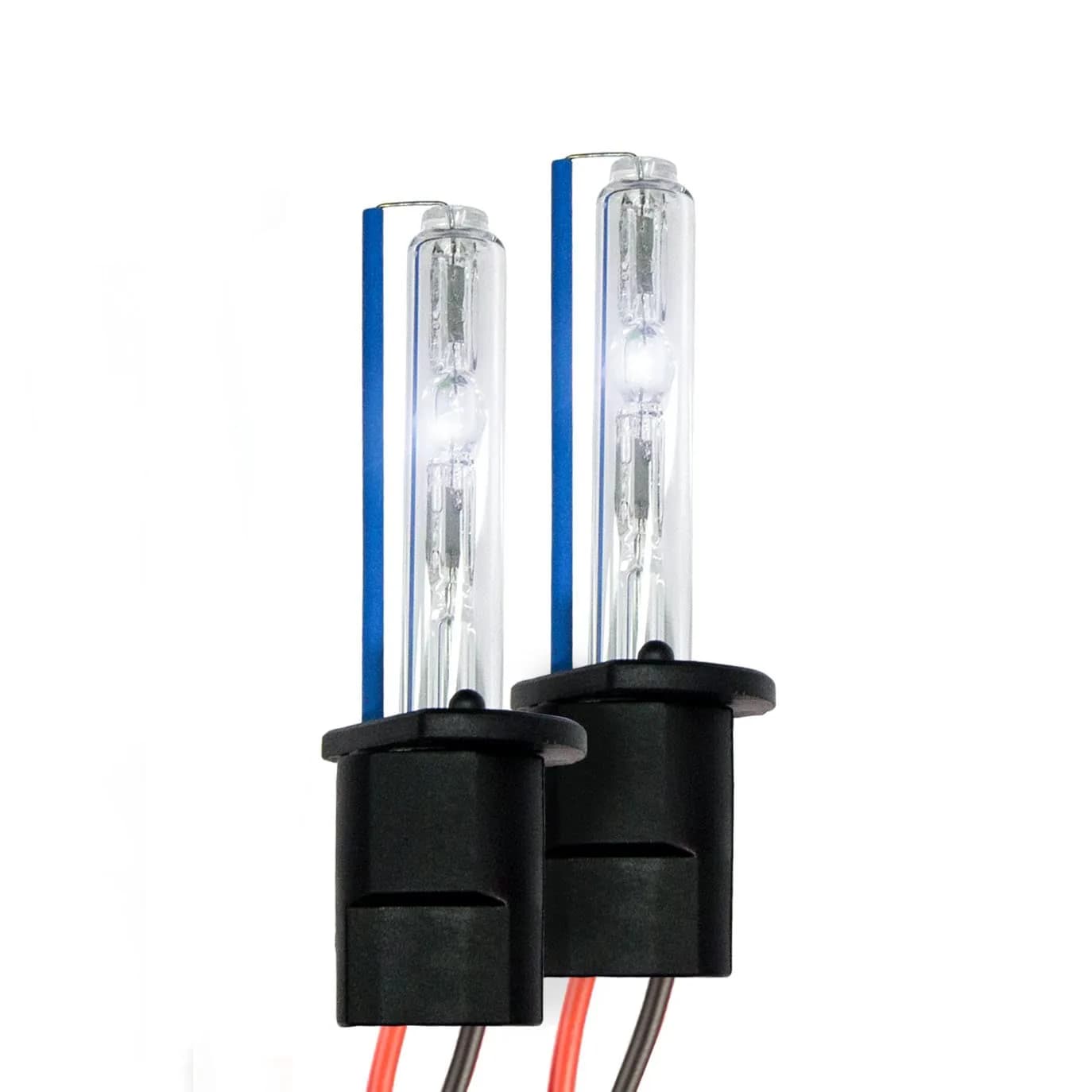 XtremeVision H1 HID Xenon Replacement Bulbs 6000K Light Blue (Pair) | Plug-and-Play HID Xenon Headlight Bulbs