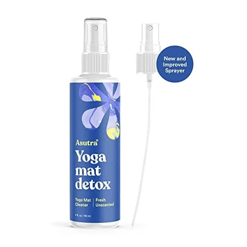 ASUTRA Yoga Mat Cleaner Spray Fresh & Unscented 118ml (4 fl oz) | Water-Based Formula for All Mats & Props thumbnail 8